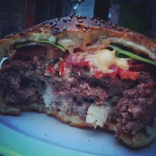 burger farci - Hungry Rachel