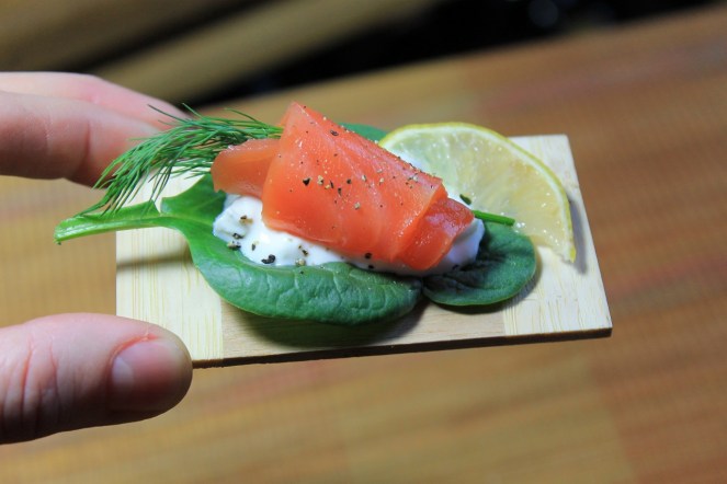 Saumon fumé aneth tzatziki et épinard - Hungry Rachel