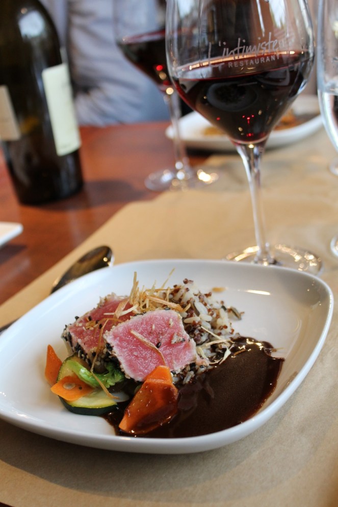 Restaurant L'Intimiste tataki de thon - Hungry Rachel