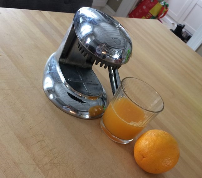 jus d'orange pressé